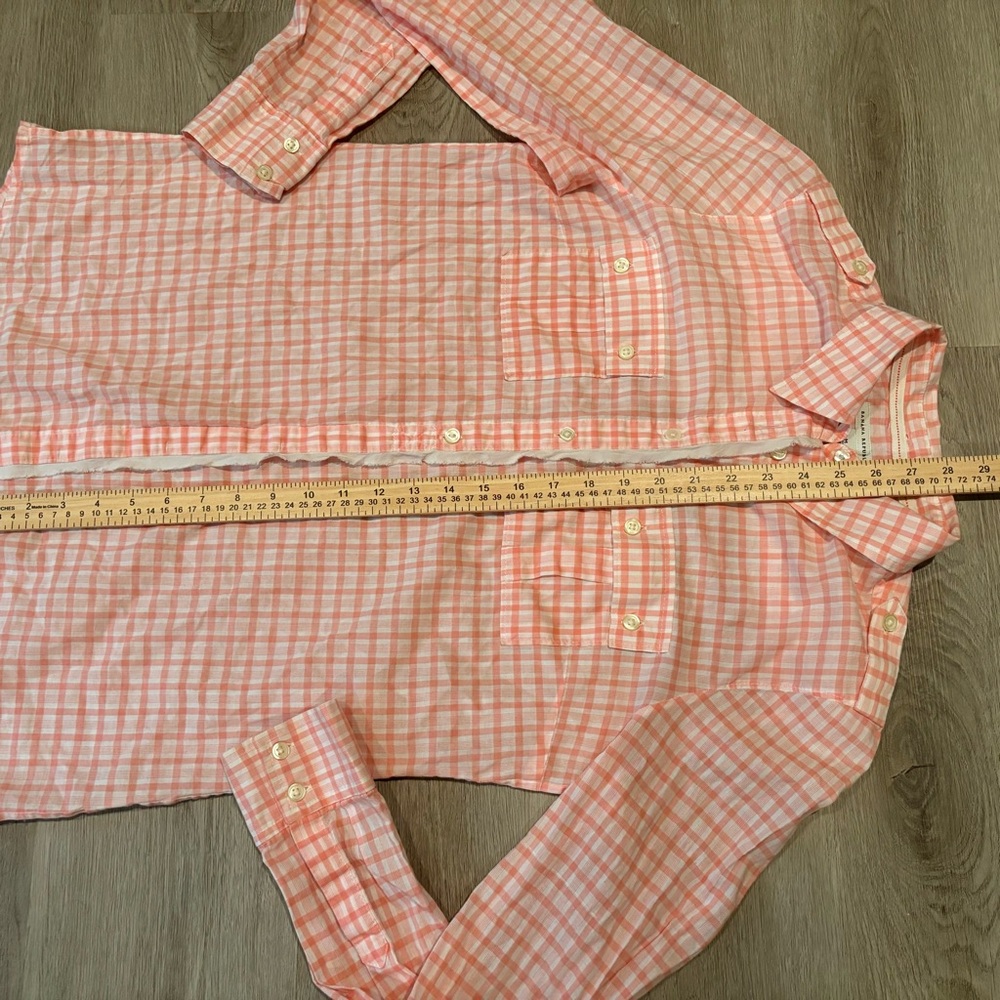 BANANA REPUBLIC Gingham Lightweight Shirt - Picture 14 of 15